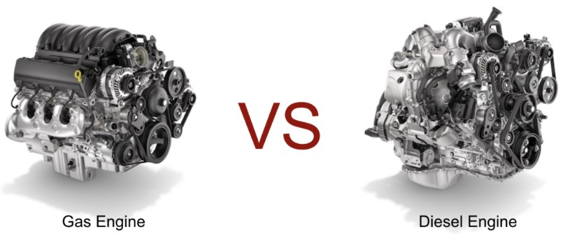 gas vs diesel engine